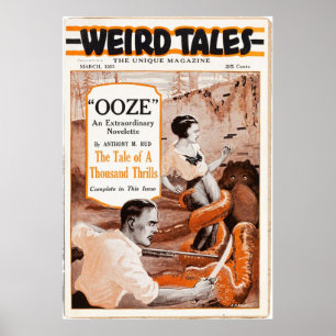 Weiß Tales Ooze erste Ausgabe Poster