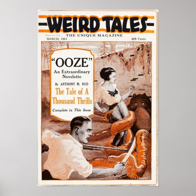 Weiß Tales Ooze erste Ausgabe Poster (Vorne)
