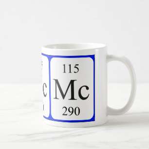 Weiß-Tasse des Elements 115 - Moscovium Kaffeetasse