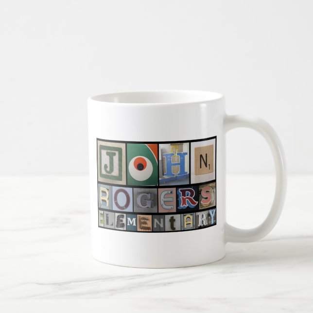 Weiß-Tasse Johns Rogers Tasse (Rechts)