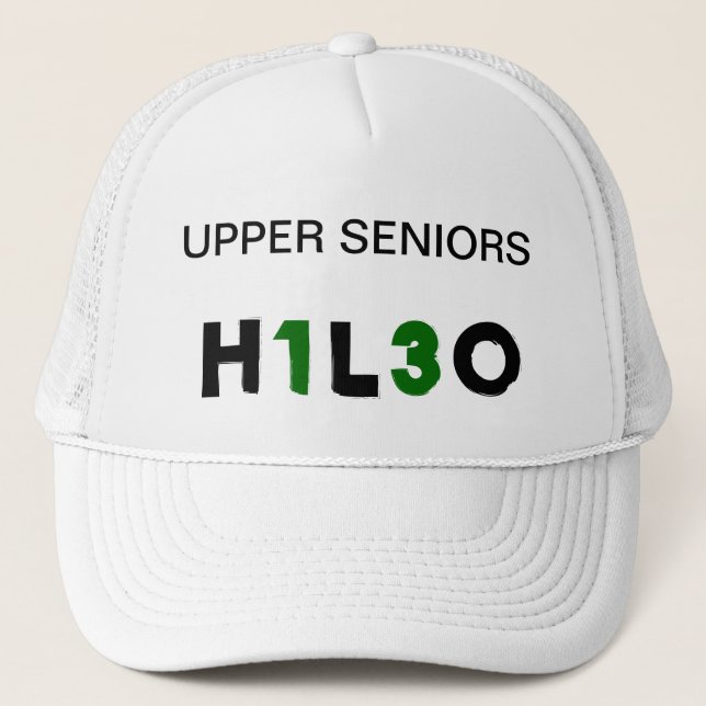 WEISS TRUCKERKAPPE (Vorderseite)