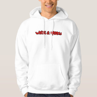 Weiß u. Nerdy Hoodie