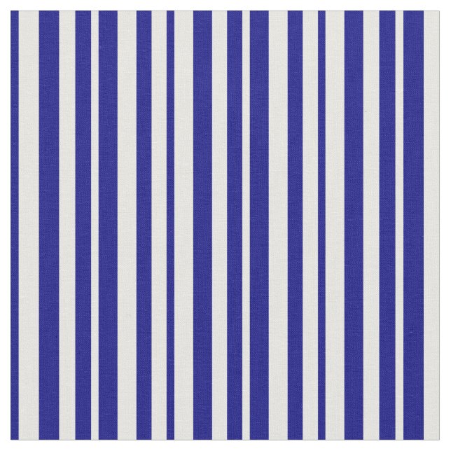 Weiß und blau gestreift/geflochtenes Muster Stoff (Nahaufnahme)