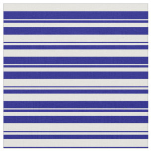 Weiß und blau gestreiftes Muster Stoff