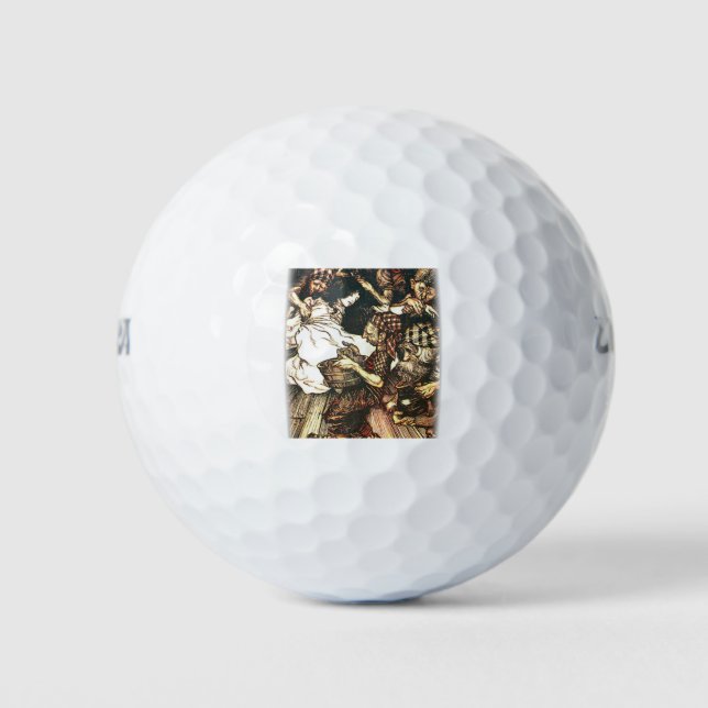 WEISS UND DIE SIEBEN DWARVEN GOLFBALL (Vorderseite)