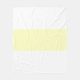 Weiß und gelb lackierte Bar Fleecedecke