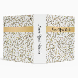 Weiß und GoldMusiknoten-Mappe 5,1 Cm Ordner