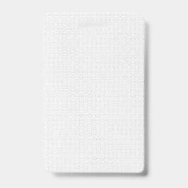 Weiß und grau geometrisches Muster mit Verriegelun Ausweis