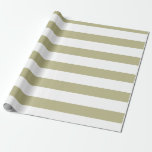 Weiß und grün, breiter Streifen Geschenkpapier<br><div class="desc">Weißes,  breites,  horizontales Streifenpapier</div>