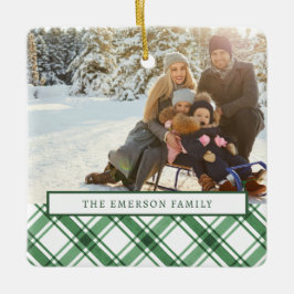 Weiß und grün keramikornament