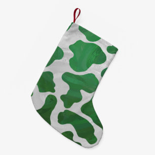 Weiß und grün kleiner weihnachtsstrumpf