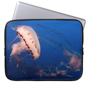 WEISS UND ORANGE JELLYFISH LAPTOPSCHUTZHÜLLE