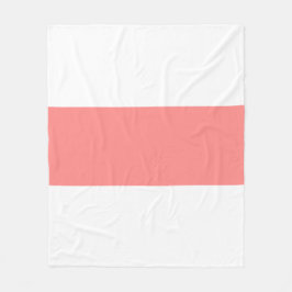 Weiß und Rose Pastellfarben Bar Design Fleecedecke