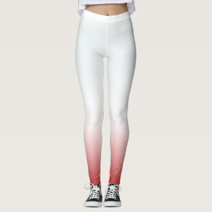 Weiß und rot Weihnachten Leggings