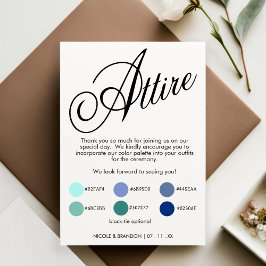 Weiß und Schwarz-Elegantes Skript-Hochzeitskleid Begleitkarte