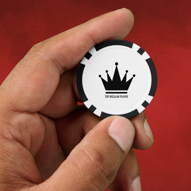 Weiß und Schwarz Pokerchips (Von Creator hochgeladen)