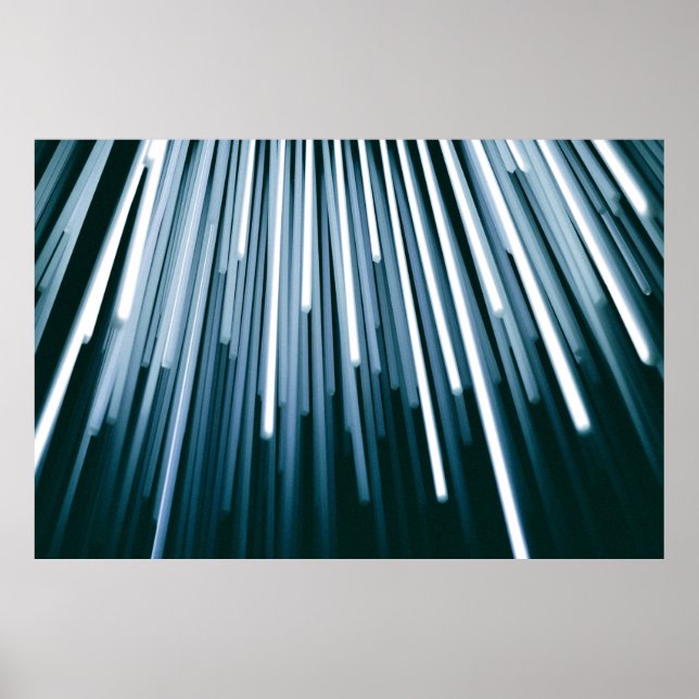 Weiß und Schwarz Poster (Vorne)