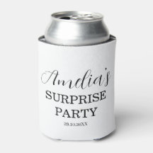Weiß und Schwarz, überraschende Geburtstagsparty