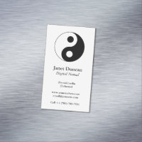 Weiß und Schwarz Yin und Yang-Symbol