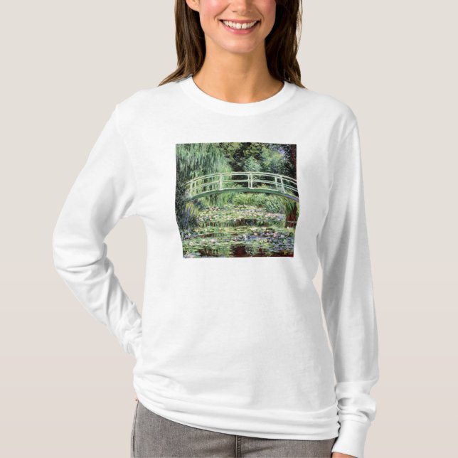 Weiß-Wasserlilien Claudes Monet |, 1899 T-Shirt (Vorderseite)
