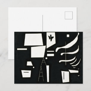 Weiß – Weich und Hart Kandinsky Postkarte