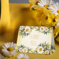 Weiß | Yellow Daisies Floral Baby Shower