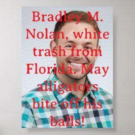 Weißabfall aus Florida Poster