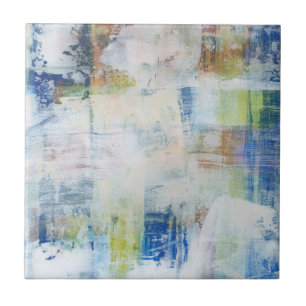 Weißabstrich III Fliese