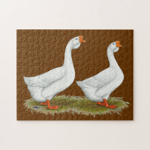 Weißafrikanischer Gänse Puzzle