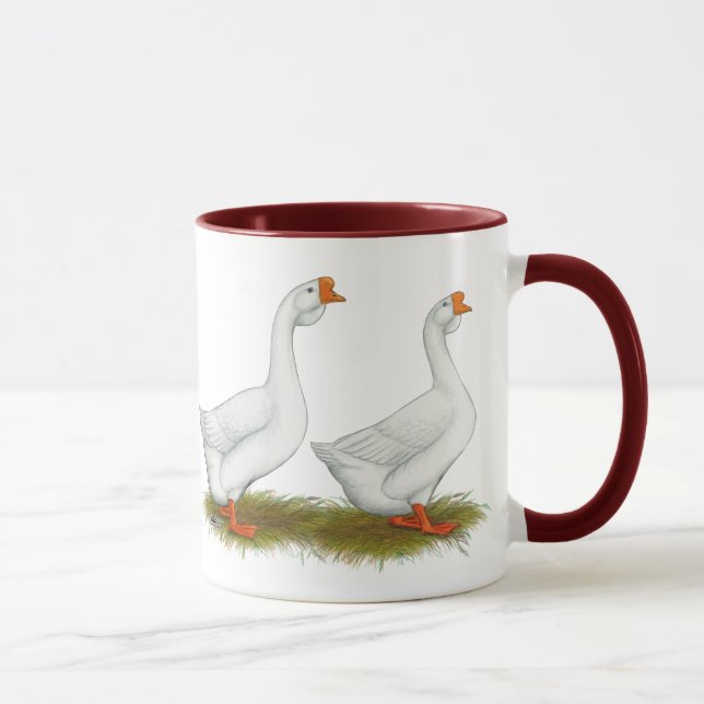 Weißafrikanischer Gänse Tasse (Rechts)