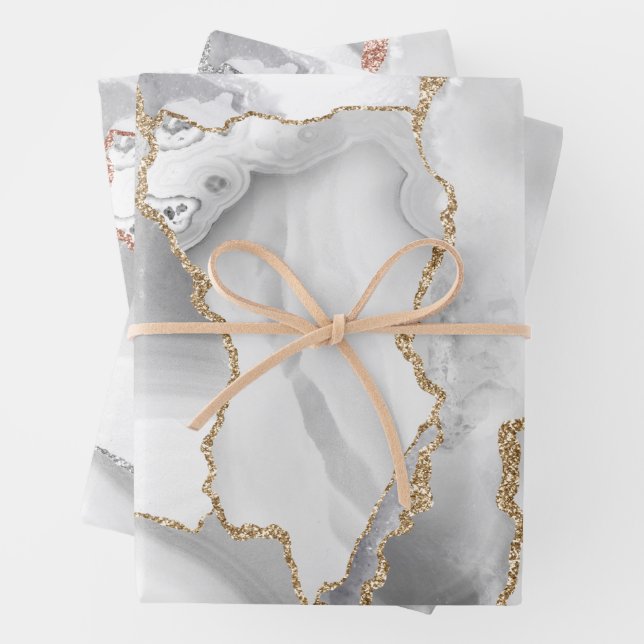 Weißagat Geschenkpapier Set (Beispiel)