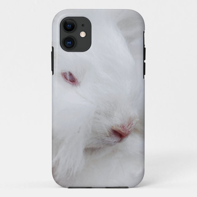 Weißangora-Kaninchen Case-Mate iPhone Hülle (Rückseite)