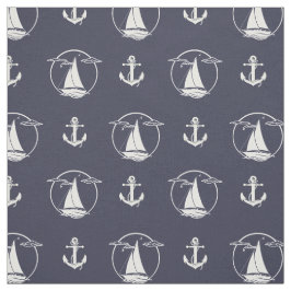 Weißanker-Weißanker/Weißsegler-Silhouette Stoff