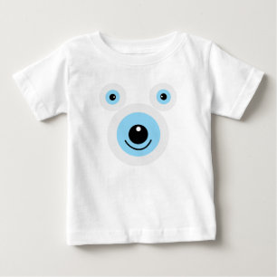 Weißbärengesicht Baby T-shirt