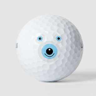 Weißbärengesicht Golfball