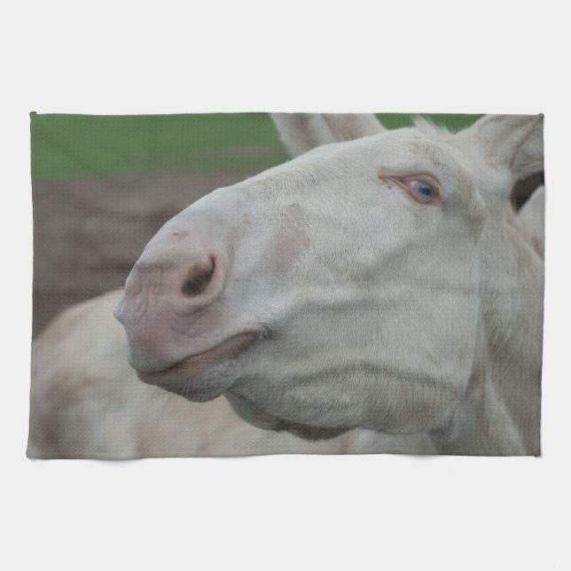 Weißbarocke Donkey Küchentuch (Horizontal)