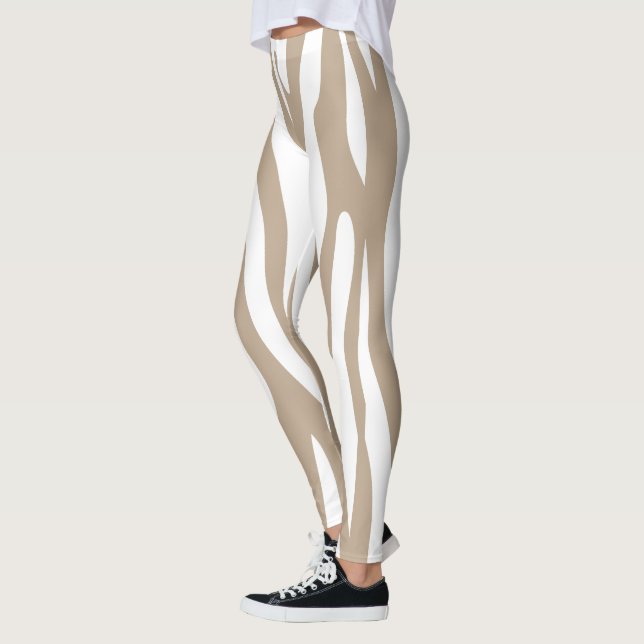 Weißbeige Leggings (Links)