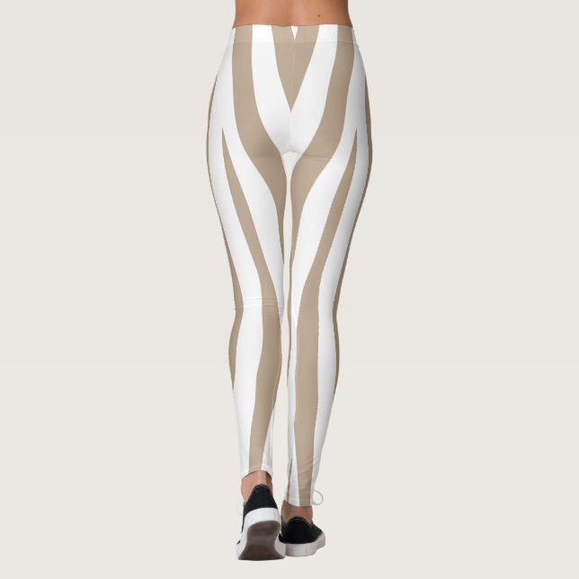 Weißbeige Leggings (Rückseite)