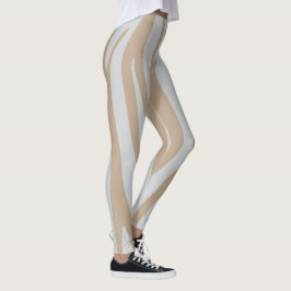 Weißbeige Leggings
