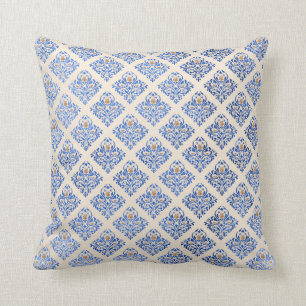 Weißblauer Hampton Diamant LUXURY CUSTOM CUSHION Kissen