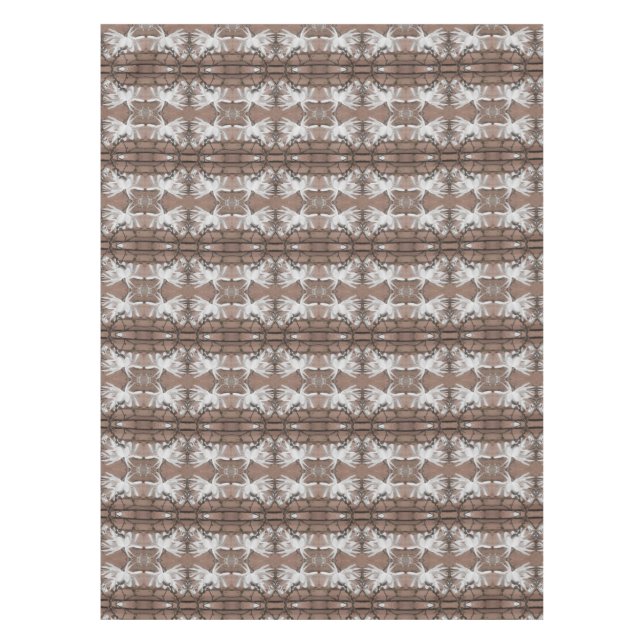 Weißblüte Tischdecke (Vorderseite)