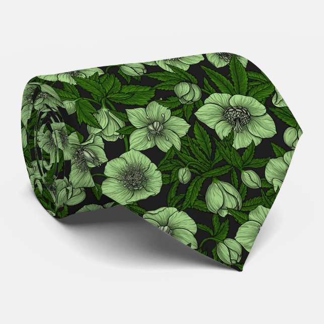 Weißbohrer mit Blätter Krawatte (Gerollt)