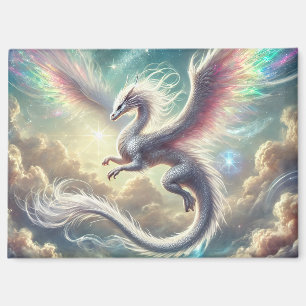 Weißdrache Magnet