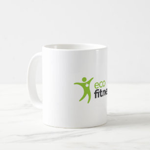 Weiße 11 oz-Tasse Öko Fitness Classic Tasse