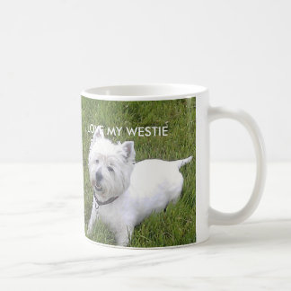 Weiße 11oz klassische weiße Westie Tasse