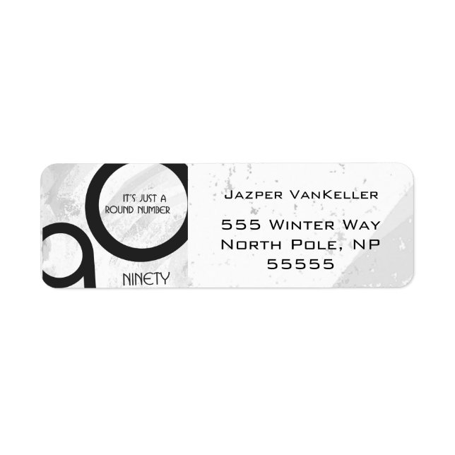 Weiße 90-Jahrzehnte Geburtstag (Vorne)