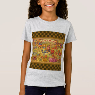 Weiße Alice im Wunderland T-Shirt