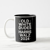 Weiße alte Typen für Harris Walz Demokratische Pol