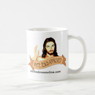 Weiße anerkannte Tasse Jesuss