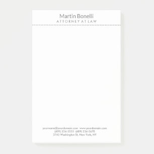 Weiße Anwälte auf dem Rechtsweg Hervorragend tradi Post-it Klebezettel